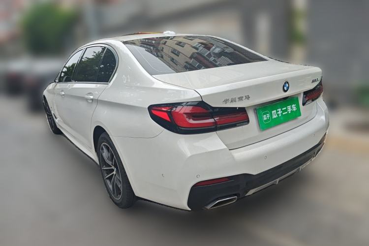 Used BMW 5 Series 2022 Second Facelift 525Li M Sport Package Rear Left 45 Deg