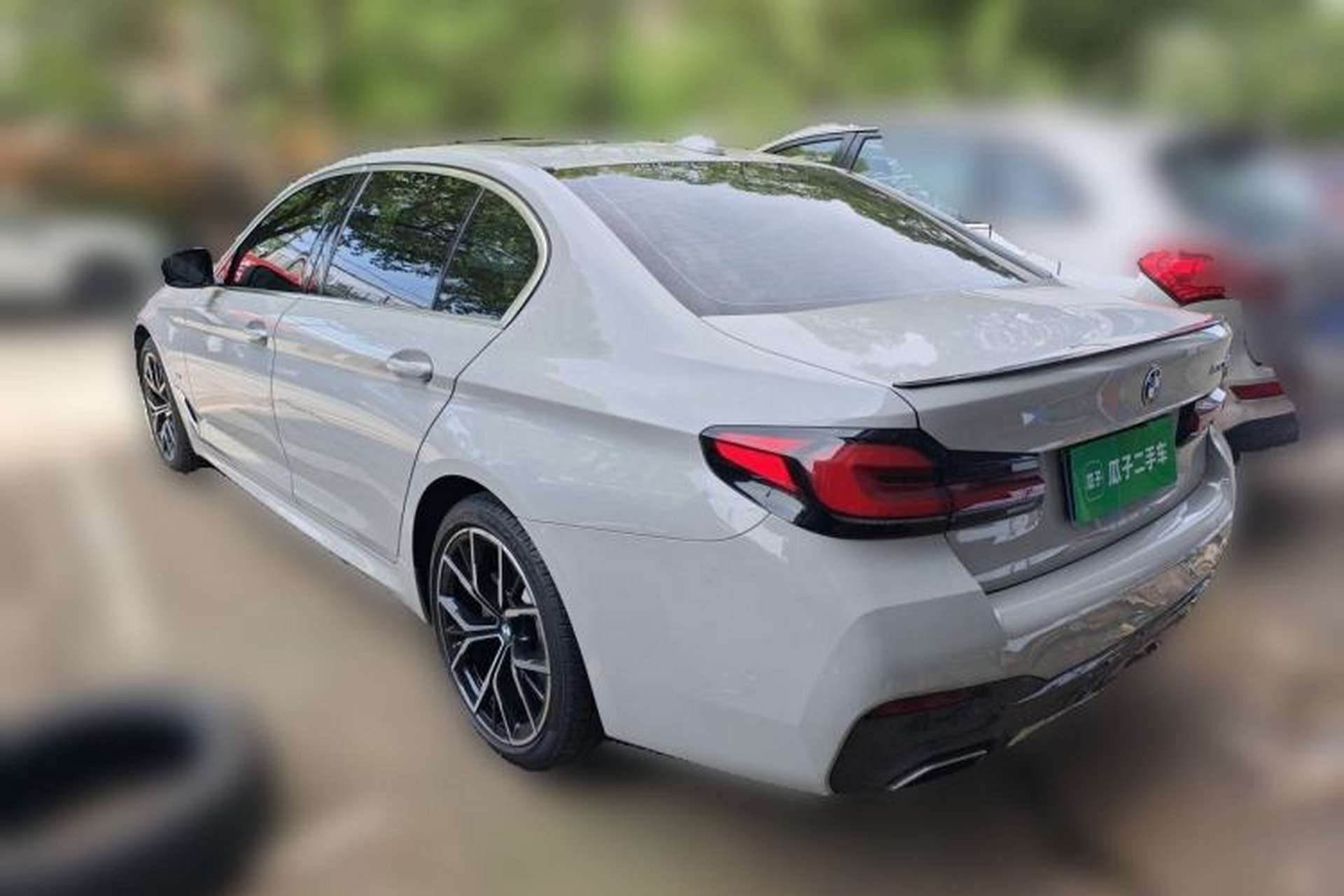 Used BMW 5 Series 2022 530Li Luxury Edition M Sport Package Rear Left 45 Deg