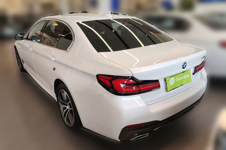 Used BMW 5 Series 2022 Second Facelift 525Li M Sport Package Rear Left 45 Deg