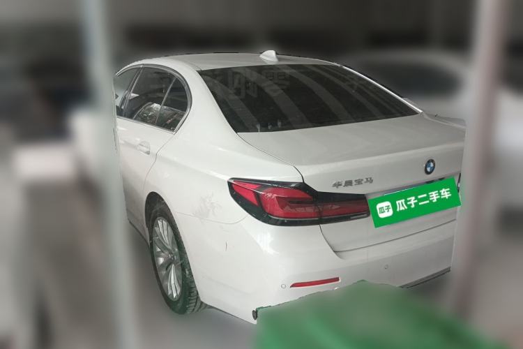 Used BMW 5 Series 2022 Second Facelift 525Li Luxury Package Rear Left 45 Deg