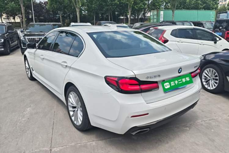 Used BMW 5 Series 2022 Restyled 525Li Luxury Package Rear Left 45 Deg