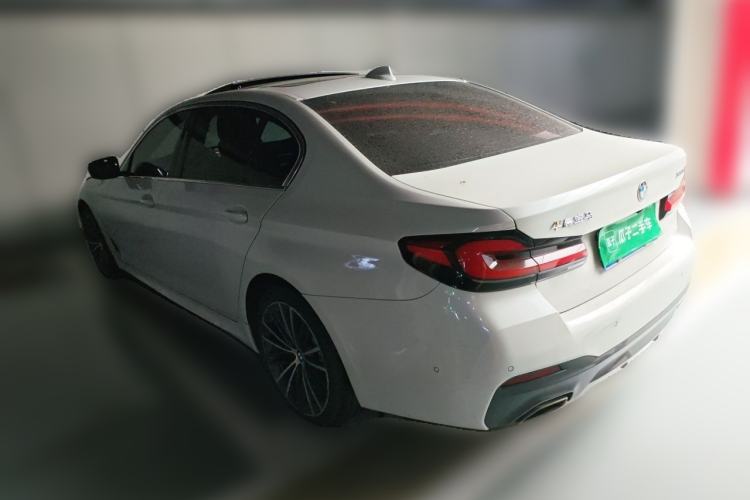 Used BMW 5 Series 2022 Second Facelift 530Li Leading Edition M Sport Package Rear Left 45 Deg