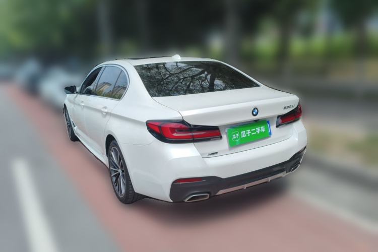 Used BMW 5 Series 2022 Second Facelift 530Li xDrive M Sport Package Rear Left 45 Deg