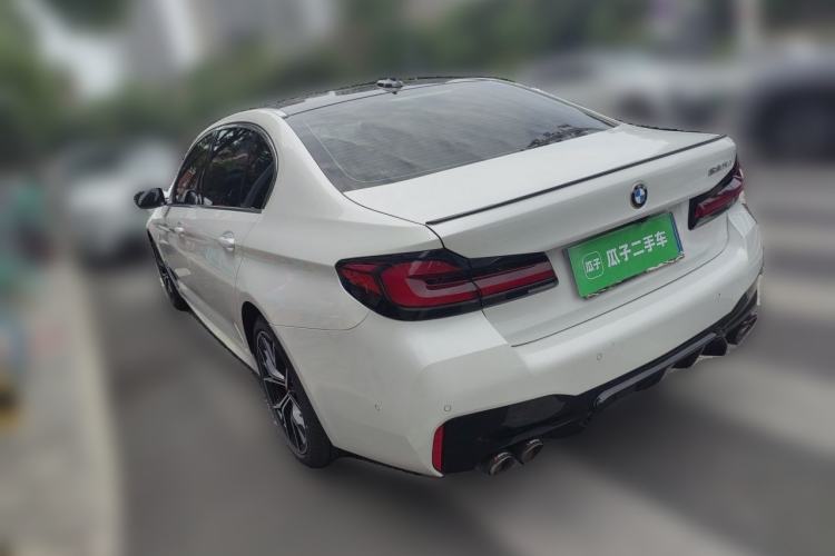 Used BMW 5 Series 2022 Second Facelift 530Li Luxury Version M Sport Package Rear Left 45 Deg