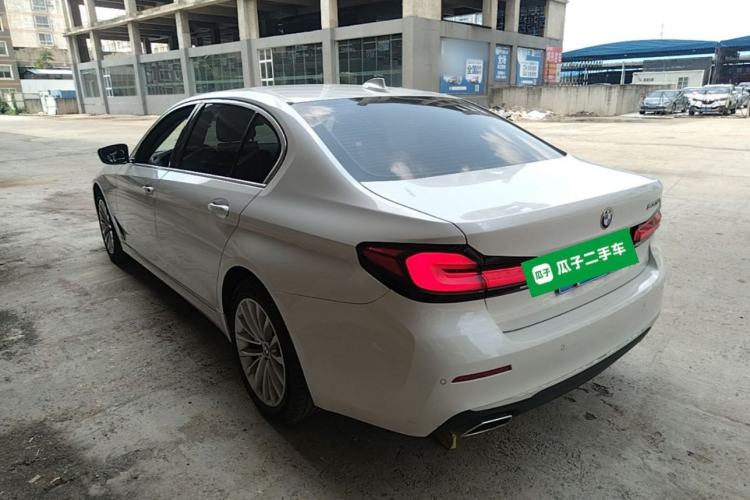 Used BMW 5 Series 2022 Second Facelift 525Li Luxury Package Rear Left 45 Deg