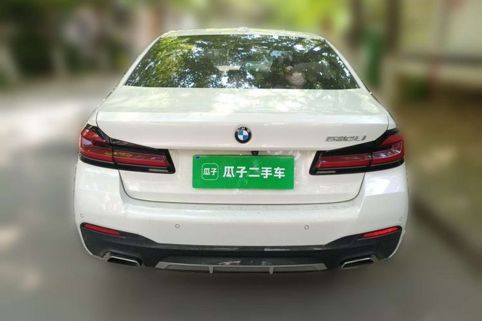 Used BMW 5 Series 2022 Second Facelift 530Li Luxury Version M Sport Package Rear