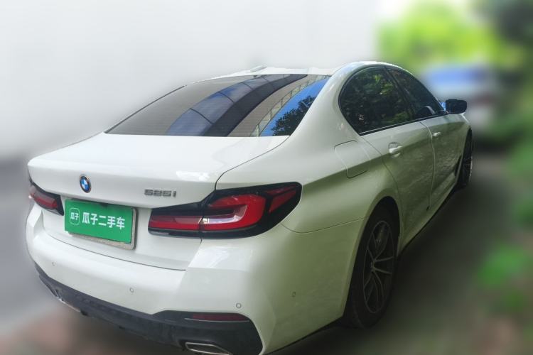 Used BMW 5 Series 2022 525i M Sport Package Rear Right 45 Deg