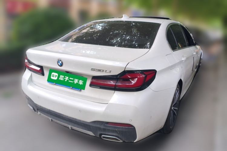 Used BMW 5 Series 2022 Restyled 530Li Leading Edition M Sport Package Rear Right 45 Deg