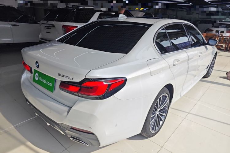 Used BMW 5 Series 2022 Second Facelift 530Li Leading Edition M Sport Package Rear Right 45 Deg