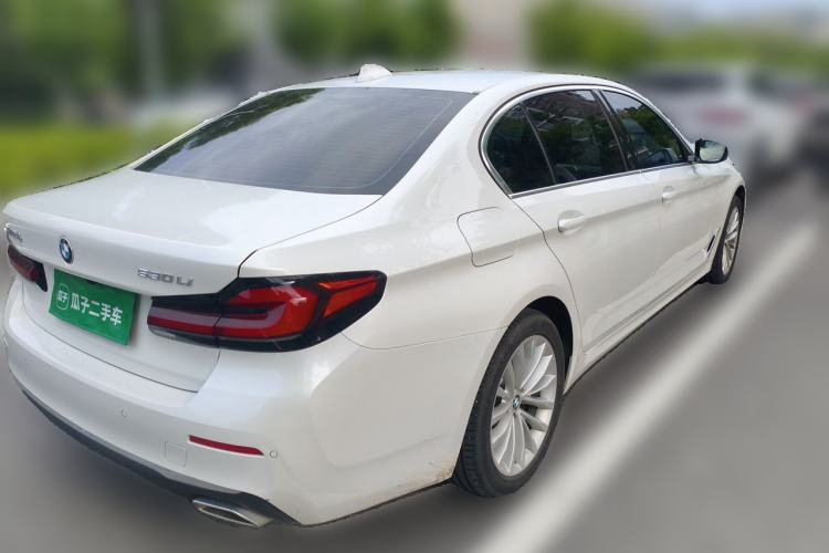 Used BMW 5 Series 2022 Restyled 525Li Luxury Package Rear Right 45 Deg