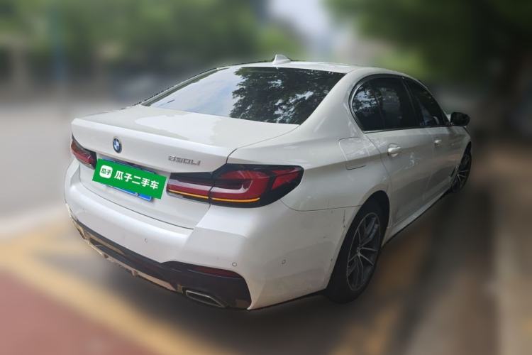 Used BMW 5 Series 2022 Second Facelift 525Li M Sport Package Rear Right 45 Deg