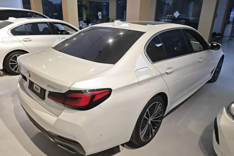 Used BMW 5 Series 2022 Restyled 530Li Leading Edition M Sport Package Rear Right 45 Deg