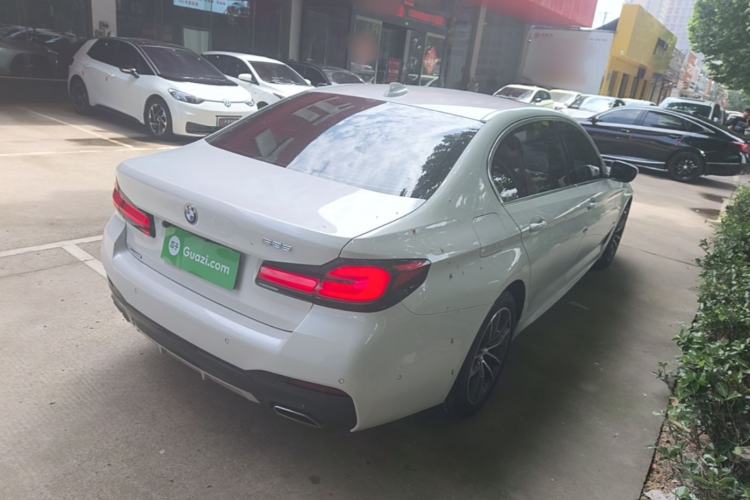 Used BMW 5 Series 2022 Second Facelift 525Li M Sport Package Rear Right 45 Deg
