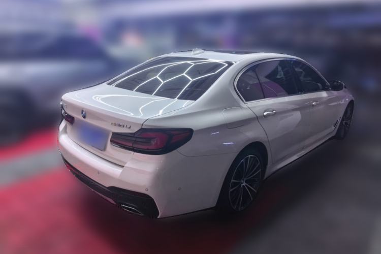Used BMW 5 Series 2022 Second Facelift 530Li Leading Edition M Sport Package Rear Right 45 Deg