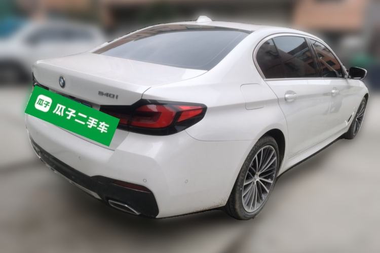 Used BMW 5 Series 2022 Restyled 530Li Leading Edition M Sport Package Rear Right 45 Deg