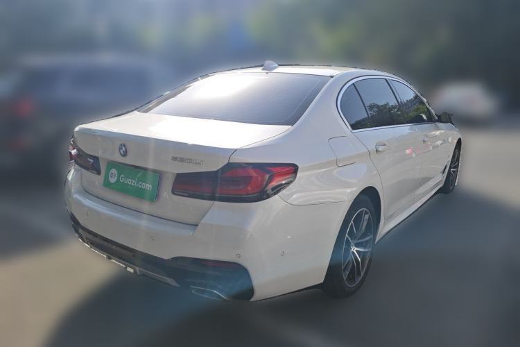 Used BMW 5 Series 2022 Second Facelift 525Li M Sport Package Rear Right 45 Deg