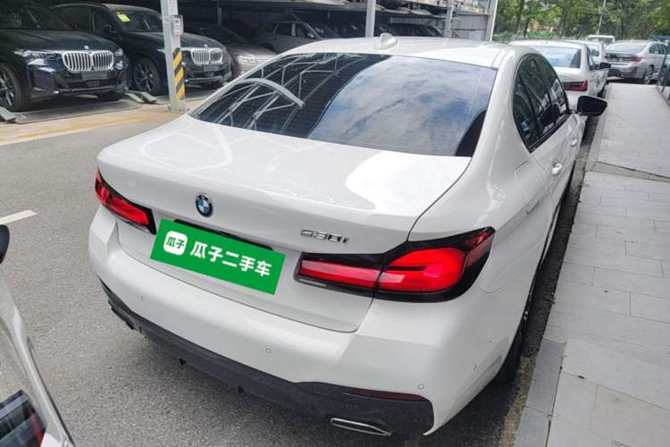Used BMW 5 Series 2022 Updated 530i M Sport Package Rear Right 45 Deg
