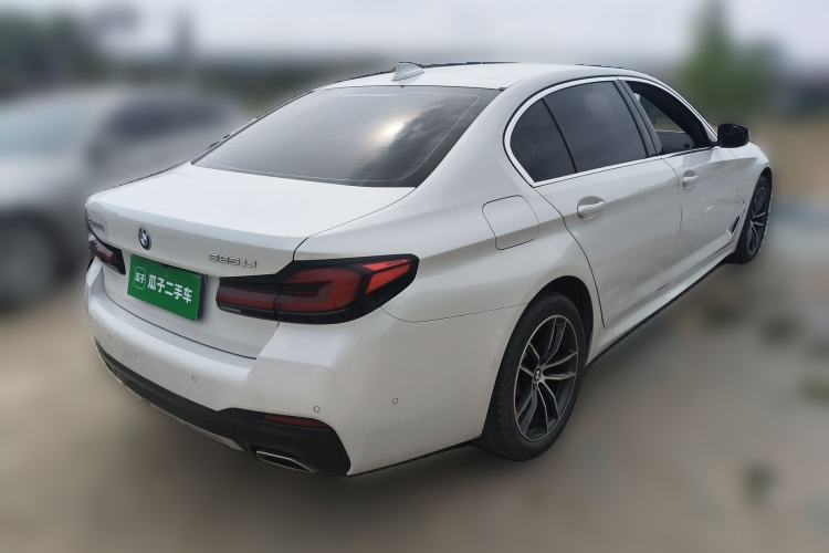 Used BMW 5 Series 2022 525Li M Sport Package Rear Right 45 Deg