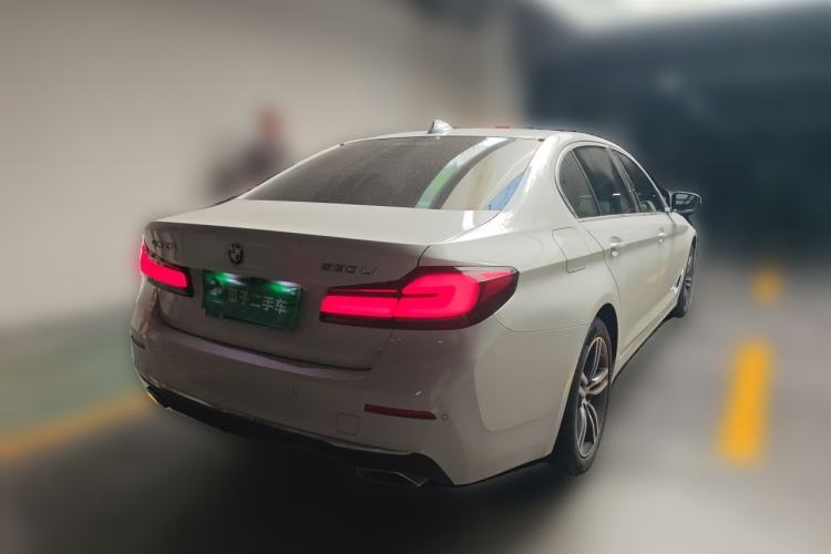 Used BMW 5 Series 2022 Updated 530Li Leading Edition Luxury Package Rear Right 45 Deg