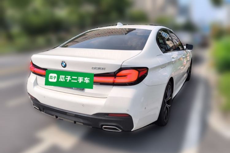 Used BMW 5 Series 2022 Updated 530i M Sport Package Rear Right 45 Deg
