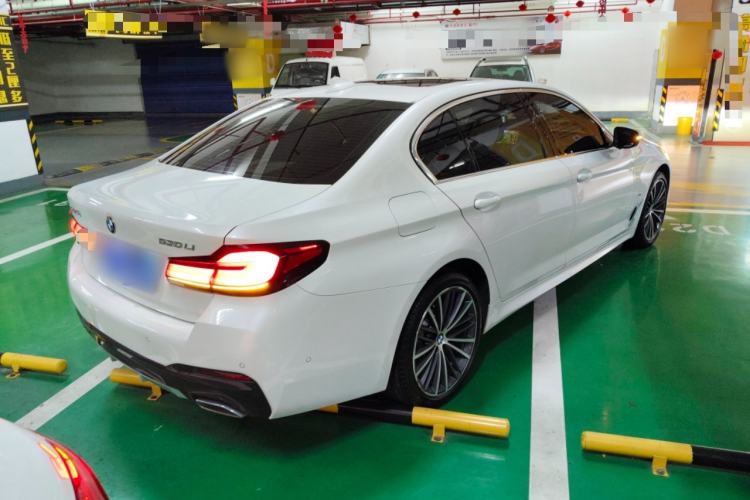 Used BMW 5 Series 2022 Restyled 530Li Leading Edition M Sport Package Rear Right 45 Deg