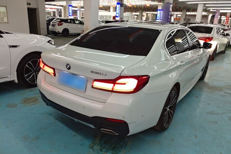 Used BMW 5 Series 2022 Restyled 530Li Leading Edition M Sport Package Rear Right 45 Deg
