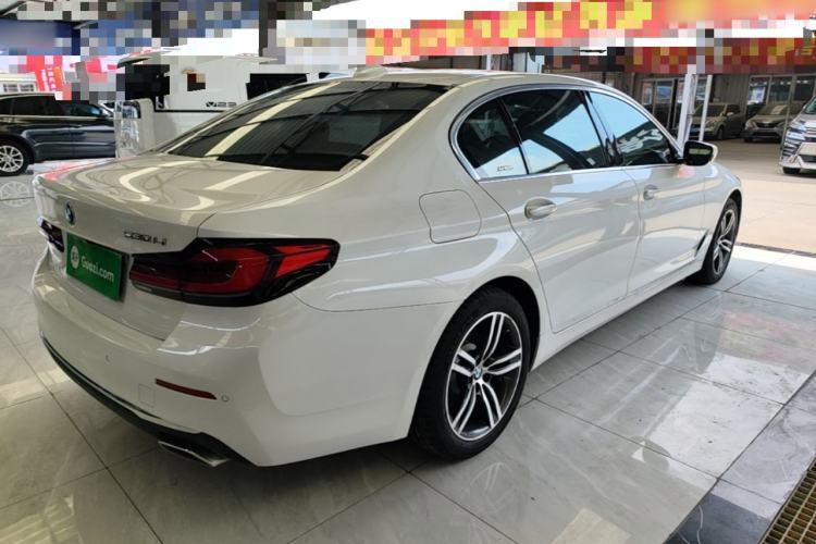 Used BMW 5 Series 2022 Updated 530Li Leading Edition Luxury Package Rear Right 45 Deg