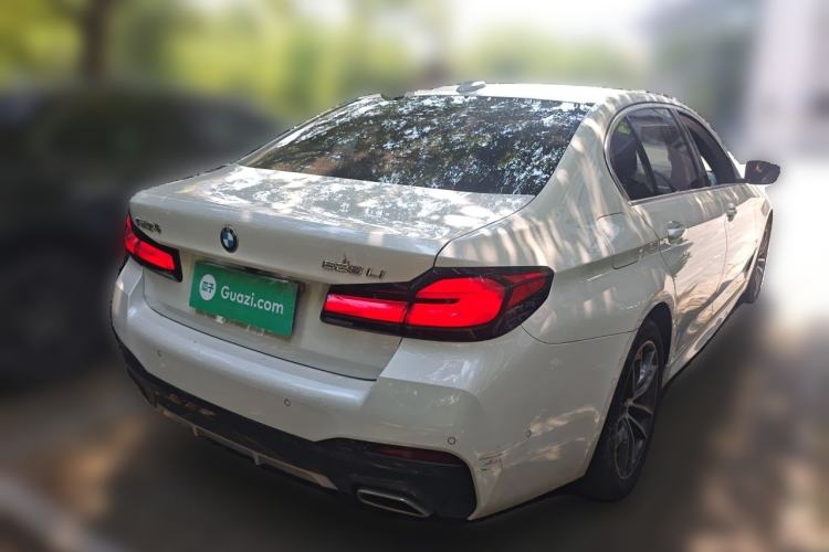 Used BMW 5 Series 2022 Second Facelift 525Li M Sport Package Rear Right 45 Deg