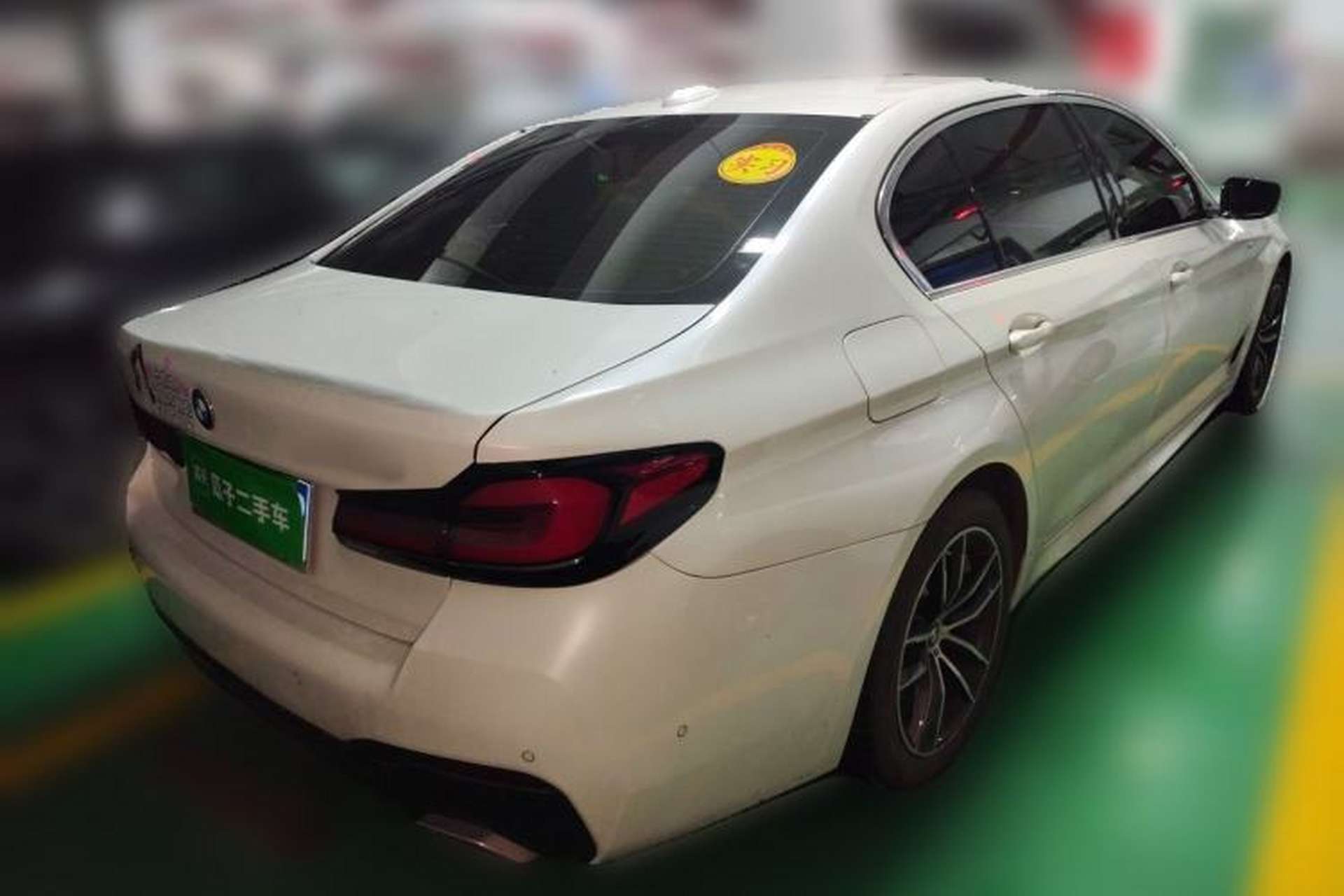 Used BMW 5 Series 2022 525Li M Sport Package Rear Right 45 Deg