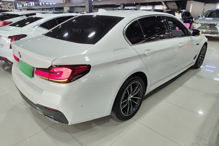 Used BMW 5 Series 2022 Second Facelift 525Li M Sport Package Rear Right 45 Deg