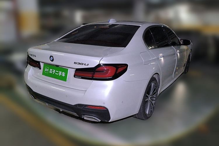Used BMW 5 Series 2022 Restyled 530Li Leading Edition M Sport Package Rear Right 45 Deg