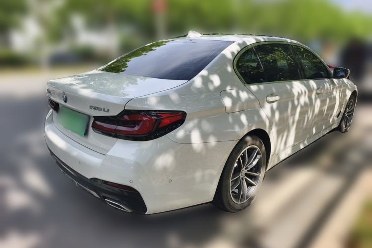 Used BMW 5 Series 2022 Second Facelift 525Li M Sport Package Rear Right 45 Deg