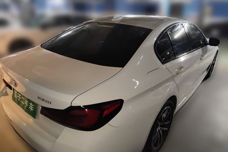 Used BMW 5 Series 2022 Second Facelift 525i M Sport Package Rear Right 45 Deg