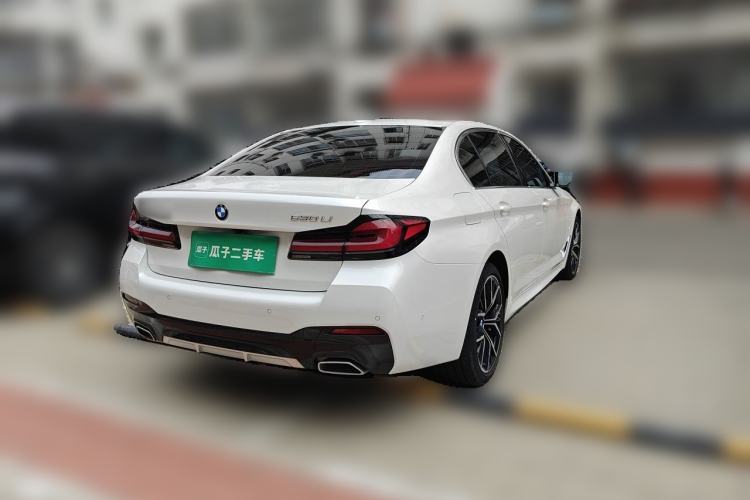 Used BMW 5 Series 2022 Second Facelift 530Li Luxury Version M Sport Package Rear Right 45 Deg