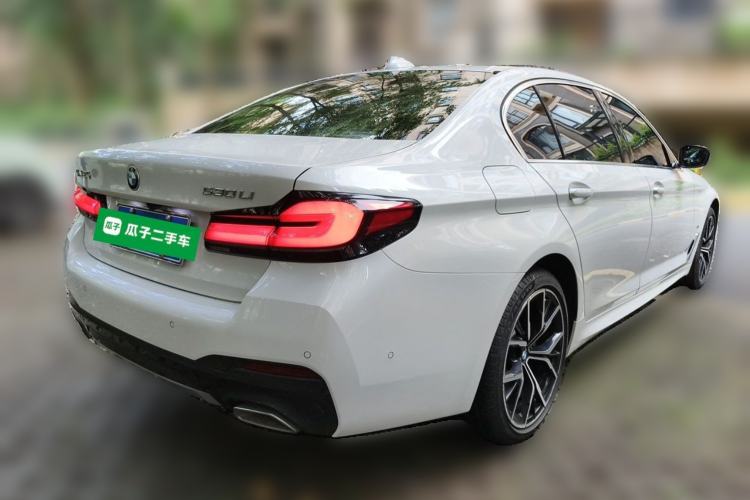 Used BMW 5 Series 2022 Revised Version 3 530Li Luxury Edition M Sport Package Rear Right 45 Deg
