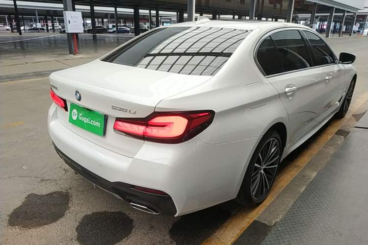 Used BMW 5 Series 2022 530Li Leading Model M Sport Package Rear Right 45 Deg