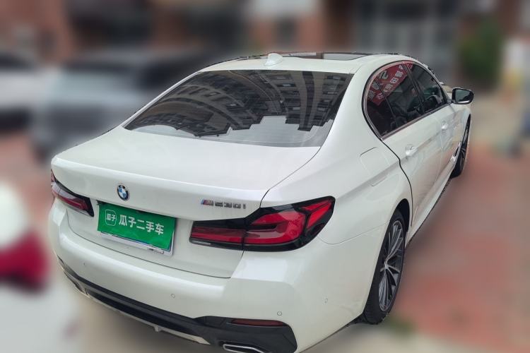Used BMW 5 Series 2022 Restyled 530Li Leading Edition M Sport Package Rear Right 45 Deg