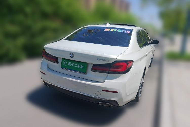 Used BMW 5 Series 2022 530Li Leading Luxury Package Rear Right 45 Deg