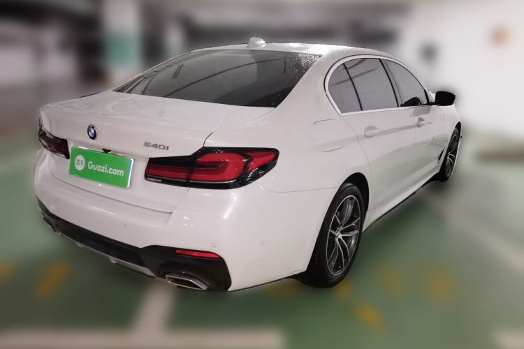 Used BMW 5 Series 2022 Restyled 525Li M Sport Package Rear Right 45 Deg