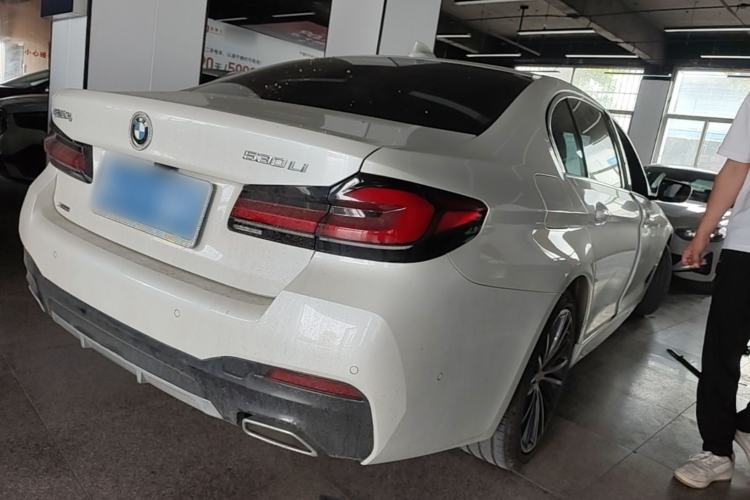 Used BMW 5 Series 2022 530Li xDrive M Sport Package Rear Right 45 Deg