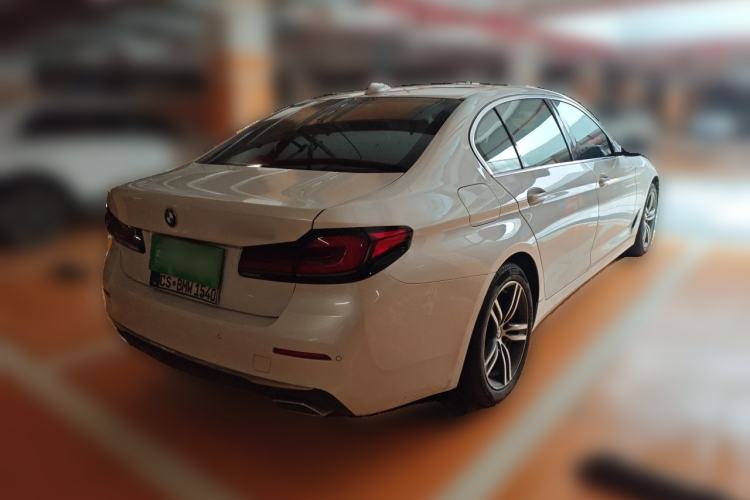Used BMW 5 Series 2022 Updated 530Li Leading Edition Luxury Package Rear Right 45 Deg