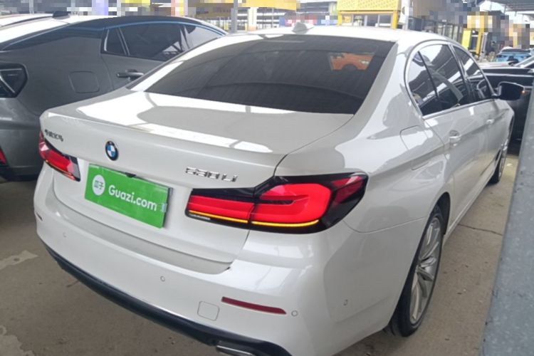 Used BMW 5 Series 2022 Second Facelift 530Li Luxury Edition Premium Package Rear Right 45 Deg
