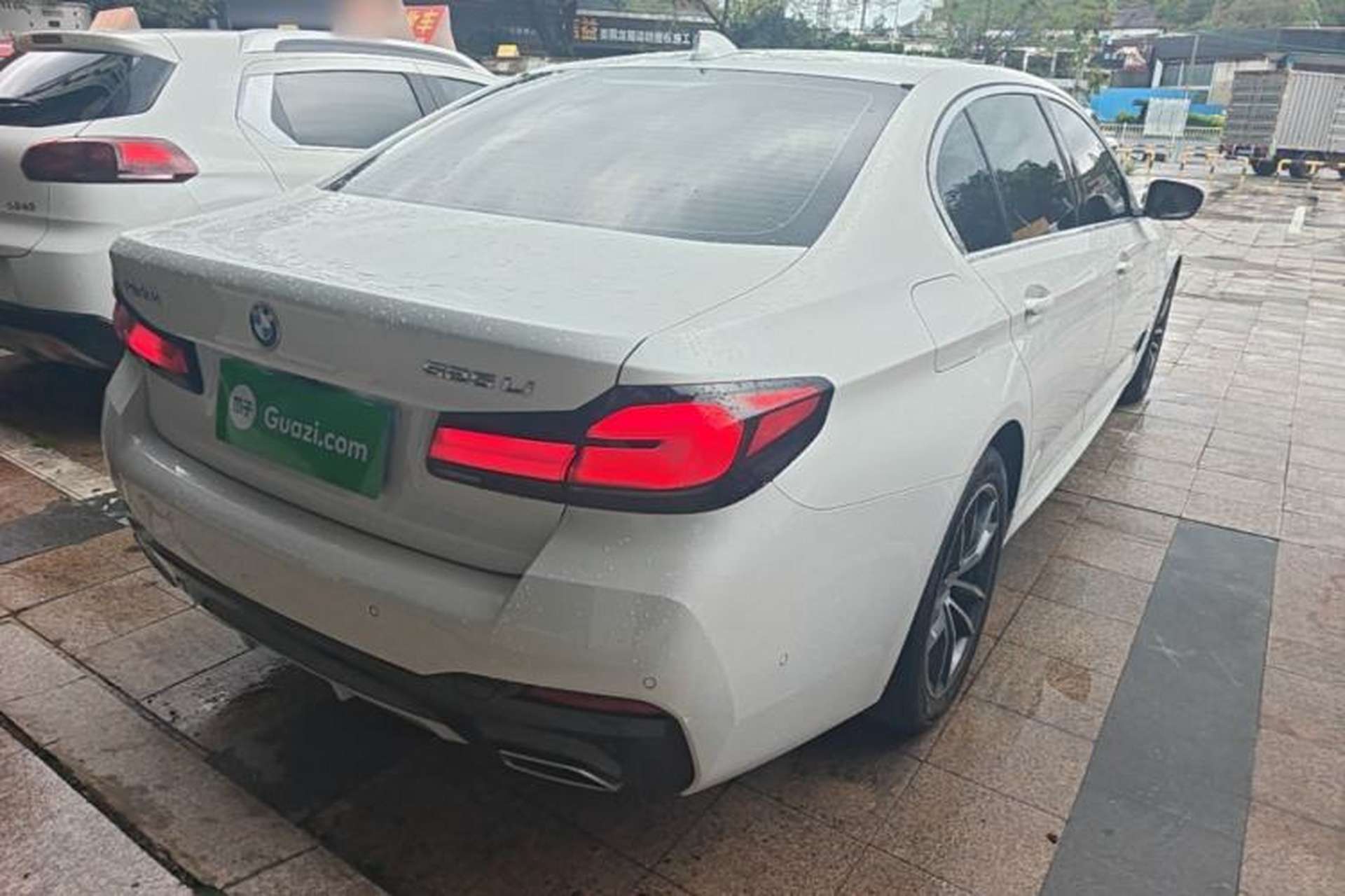 Used BMW 5 Series 2022 Second Facelift 525Li M Sport Package Rear Right 45 Deg