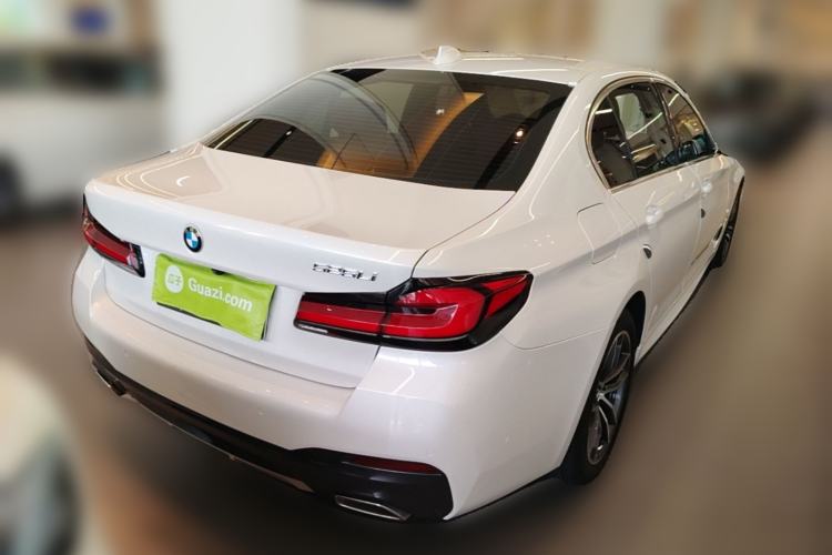 Used BMW 5 Series 2022 Second Facelift 525Li M Sport Package Rear Right 45 Deg