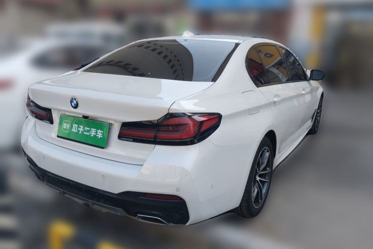 Used BMW 5 Series 2022 Second Facelift 525Li M Sport Package Rear Right 45 Deg