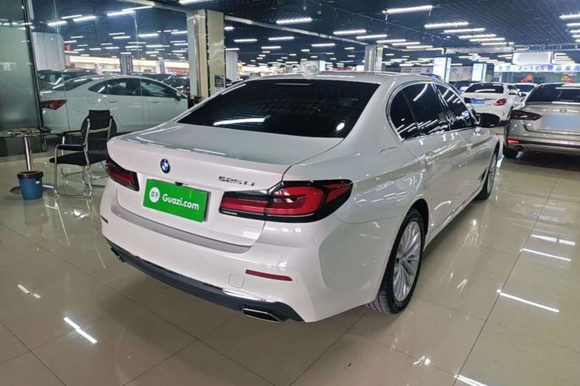 Used BMW 5 Series 2022 Restyled 525Li Luxury Package Rear Right 45 Deg
