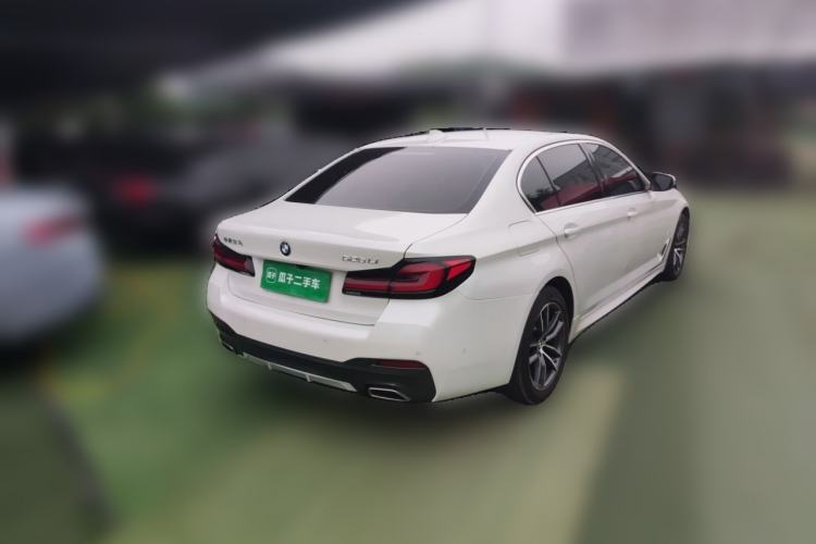 Used BMW 5 Series 2022 525Li M Sport Package Rear Right 45 Deg