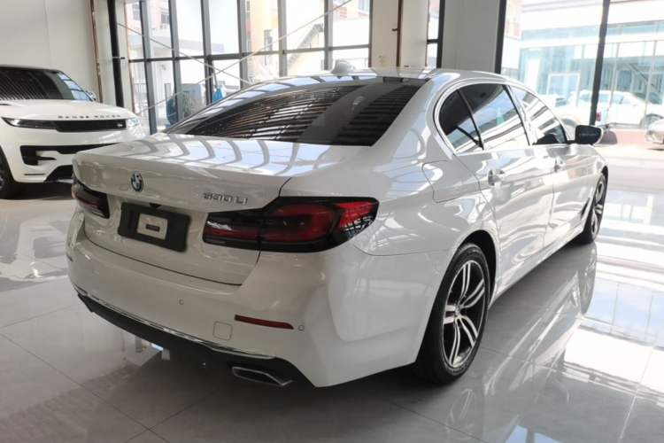 Used BMW 5 Series 2022 Updated 530Li Leading Edition Luxury Package Rear Right 45 Deg