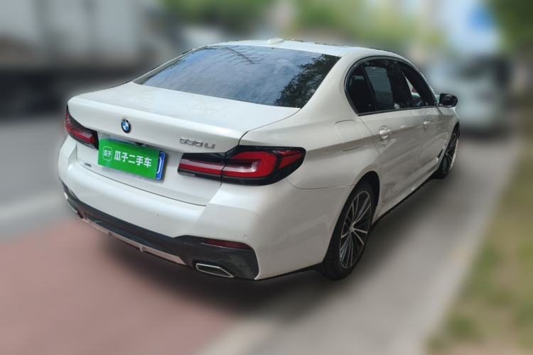 Used BMW 5 Series 2022 Second Facelift 530Li xDrive M Sport Package Rear Right 45 Deg
