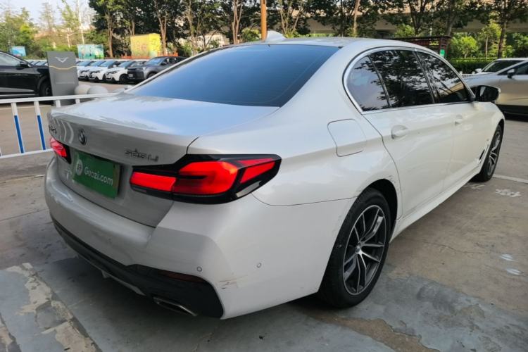 Used BMW 5 Series 2022 Second Facelift 525Li M Sport Package Rear Right 45 Deg